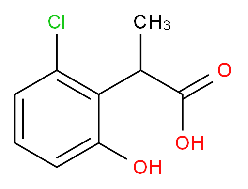 2-(2-chloro-6-hydroxyphenyl)propanoic acid