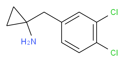 1-[(3,4-dichlorophenyl)methyl]cyclopropan-1-amine