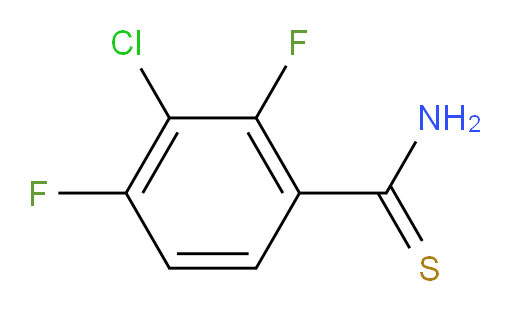 3-chloro-2,4-difluorobenzene-1-carbothioamide