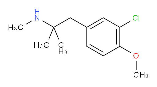 [1-(3-chloro-4-methoxyphenyl)-2-methylpropan-2-yl](methyl)amine