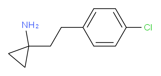 1-[2-(4-chlorophenyl)ethyl]cyclopropan-1-amine