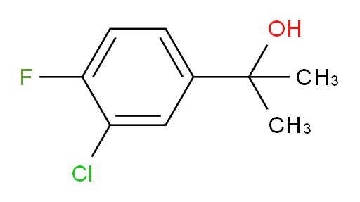 2-(3-chloro-4-fluorophenyl)propan-2-ol