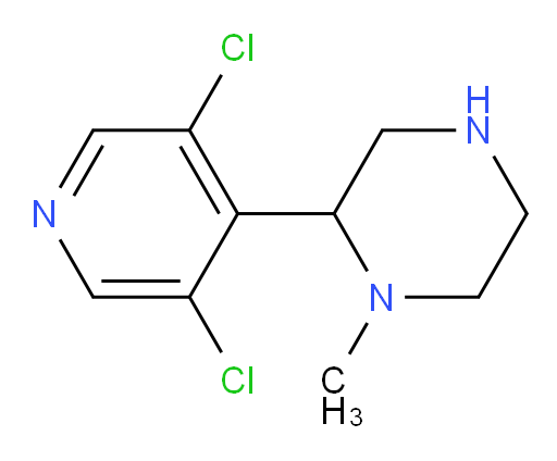 2-(3,5-dichloropyridin-4-yl)-1-methylpiperazine