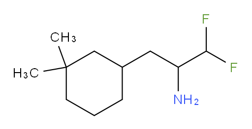 3-(3,3-dimethylcyclohexyl)-1,1-difluoropropan-2-amine