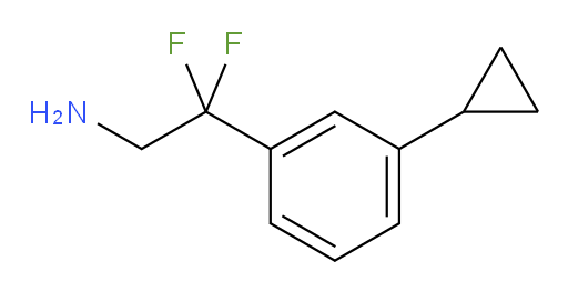 2-(3-cyclopropylphenyl)-2,2-difluoroethan-1-amine