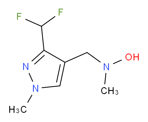 N-{[3-(difluoromethyl)-1-methyl-1H-pyrazol-4-yl]methyl}-N-methylhydroxylamine