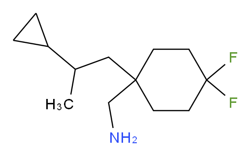 [1-(2-cyclopropylpropyl)-4,4-difluorocyclohexyl]methanamine
