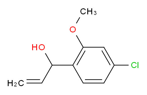 1-(4-chloro-2-methoxyphenyl)prop-2-en-1-ol