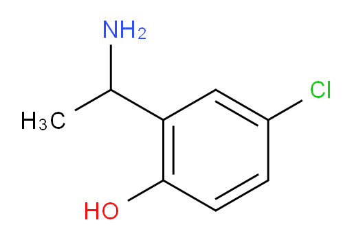 2-(1-aminoethyl)-4-chlorophenol