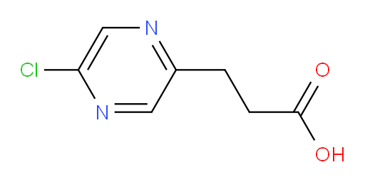 3-(5-chloropyrazin-2-yl)propanoic acid