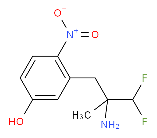 3-(2-amino-3,3-difluoro-2-methylpropyl)-4-nitrophenol