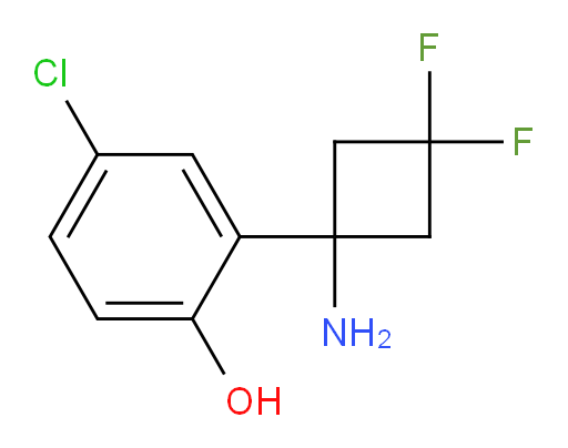 2-(1-amino-3,3-difluorocyclobutyl)-4-chlorophenol