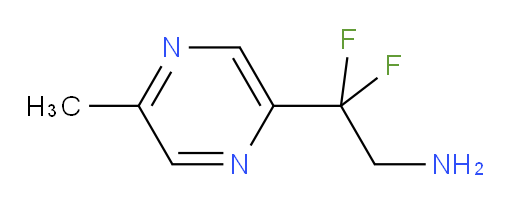 2,2-difluoro-2-(5-methylpyrazin-2-yl)ethan-1-amine