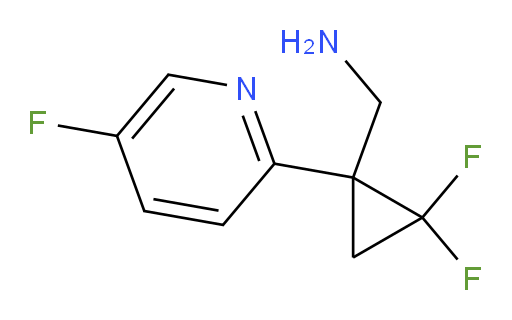 [2,2-difluoro-1-(5-fluoropyridin-2-yl)cyclopropyl]methanamine