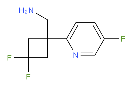 [3,3-difluoro-1-(5-fluoropyridin-2-yl)cyclobutyl]methanamine