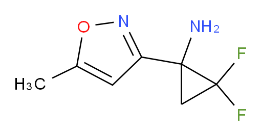 2,2-difluoro-1-(5-methyl-1,2-oxazol-3-yl)cyclopropan-1-amine