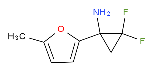 2,2-difluoro-1-(5-methylfuran-2-yl)cyclopropan-1-amine