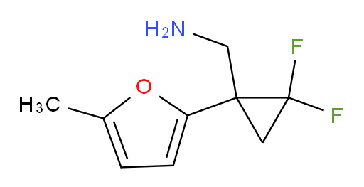 [2,2-difluoro-1-(5-methylfuran-2-yl)cyclopropyl]methanamine