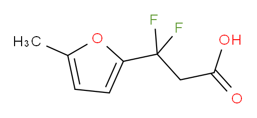3,3-difluoro-3-(5-methylfuran-2-yl)propanoic acid