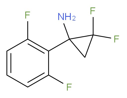 1-(2,6-difluorophenyl)-2,2-difluorocyclopropan-1-amine