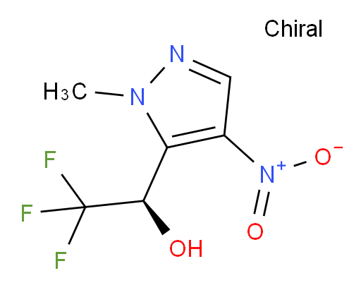 (1R)-2,2,2-trifluoro-1-(1-methyl-4-nitro-1H-pyrazol-5-yl)ethan-1-ol