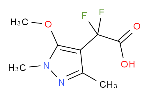 2,2-difluoro-2-(5-methoxy-1,3-dimethyl-1H-pyrazol-4-yl)acetic acid