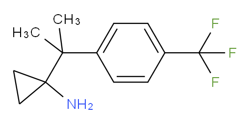 1-{2-[4-(trifluoromethyl)phenyl]propan-2-yl}cyclopropan-1-amine