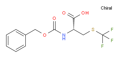 (2R)-2-{[(benzyloxy)carbonyl]amino}-3-[(trifluoromethyl)sulfanyl]propanoic acid