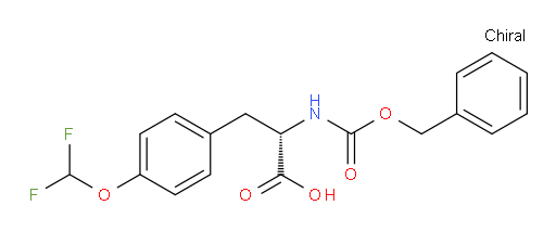 (2S)-2-{[(benzyloxy)carbonyl]amino}-3-[4-(difluoromethoxy)phenyl]propanoic acid