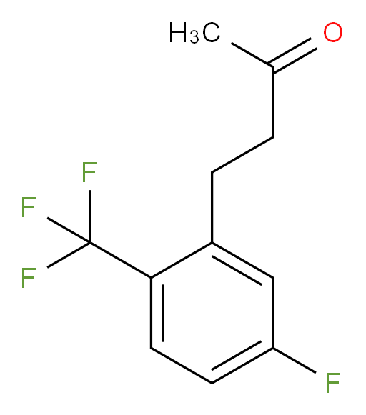 4-[5-fluoro-2-(trifluoromethyl)phenyl]butan-2-one
