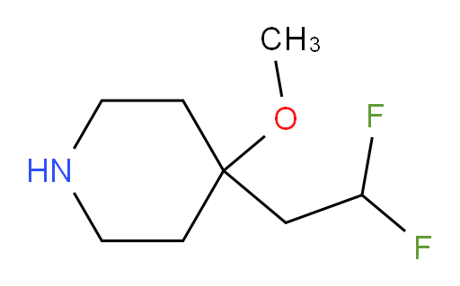 4-(2,2-difluoroethyl)-4-methoxypiperidine
