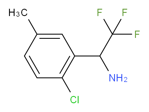 1-(2-chloro-5-methylphenyl)-2,2,2-trifluoroethan-1-amine