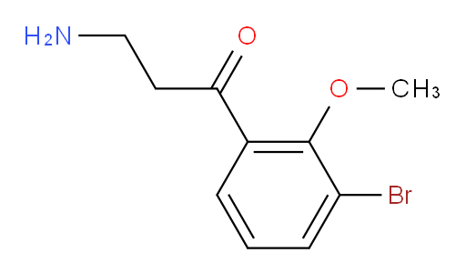 3-amino-1-(3-bromo-2-methoxyphenyl)propan-1-one