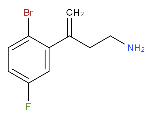 3-(2-bromo-5-fluorophenyl)but-3-en-1-amine