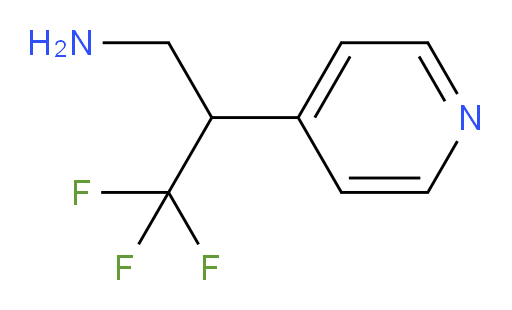 3,3,3-trifluoro-2-(pyridin-4-yl)propan-1-amine