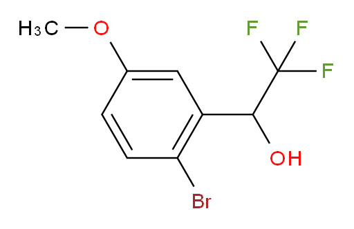 1-(2-bromo-5-methoxyphenyl)-2,2,2-trifluoroethan-1-ol