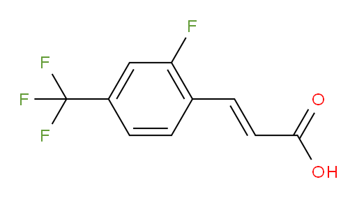 3-[2-fluoro-4-(trifluoromethyl)phenyl]prop-2-enoic acid