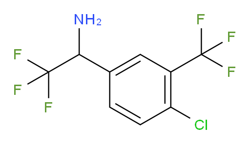 1-[4-chloro-3-(trifluoromethyl)phenyl]-2,2,2-trifluoroethan-1-amine