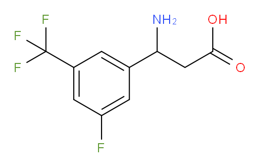 3-amino-3-[3-fluoro-5-(trifluoromethyl)phenyl]propanoic acid