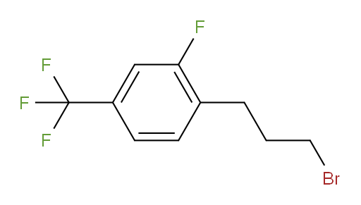 1-(3-bromopropyl)-2-fluoro-4-(trifluoromethyl)benzene