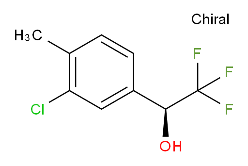 (1S)-1-(3-chloro-4-methylphenyl)-2,2,2-trifluoroethan-1-ol