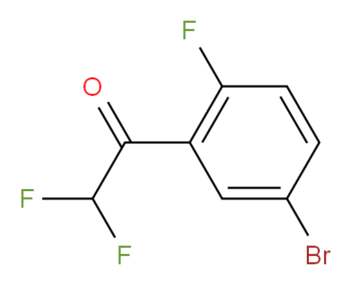 1-(5-bromo-2-fluorophenyl)-2,2-difluoroethan-1-one
