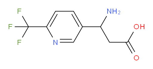 3-amino-3-[6-(trifluoromethyl)pyridin-3-yl]propanoic acid