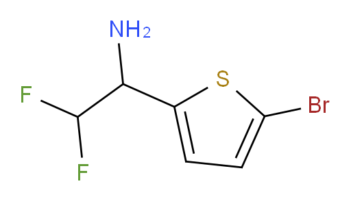 1-(5-bromothiophen-2-yl)-2,2-difluoroethan-1-amine