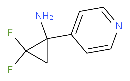 2,2-difluoro-1-(pyridin-4-yl)cyclopropan-1-amine