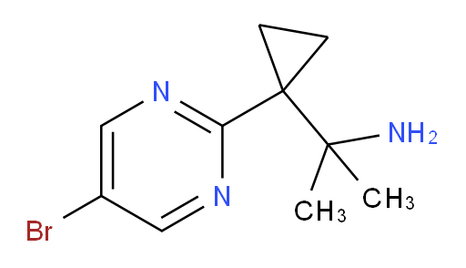 2-[1-(5-bromopyrimidin-2-yl)cyclopropyl]propan-2-amine