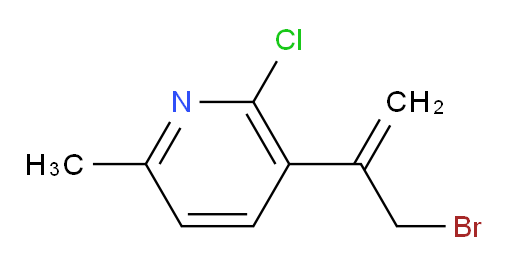 3-(3-bromoprop-1-en-2-yl)-2-chloro-6-methylpyridine