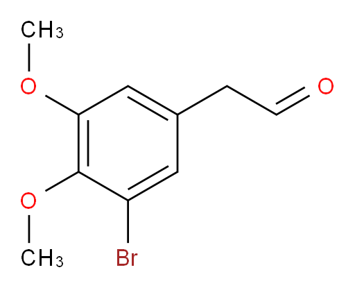 2-(3-bromo-4,5-dimethoxyphenyl)acetaldehyde