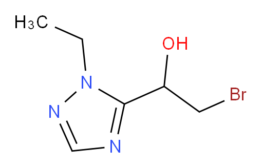 2-bromo-1-(1-ethyl-1H-1,2,4-triazol-5-yl)ethan-1-ol