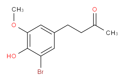 4-(3-bromo-4-hydroxy-5-methoxyphenyl)butan-2-one